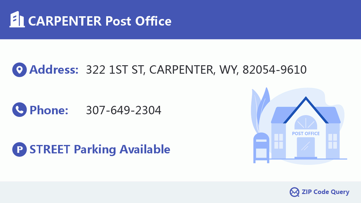 Post Office:CARPENTER