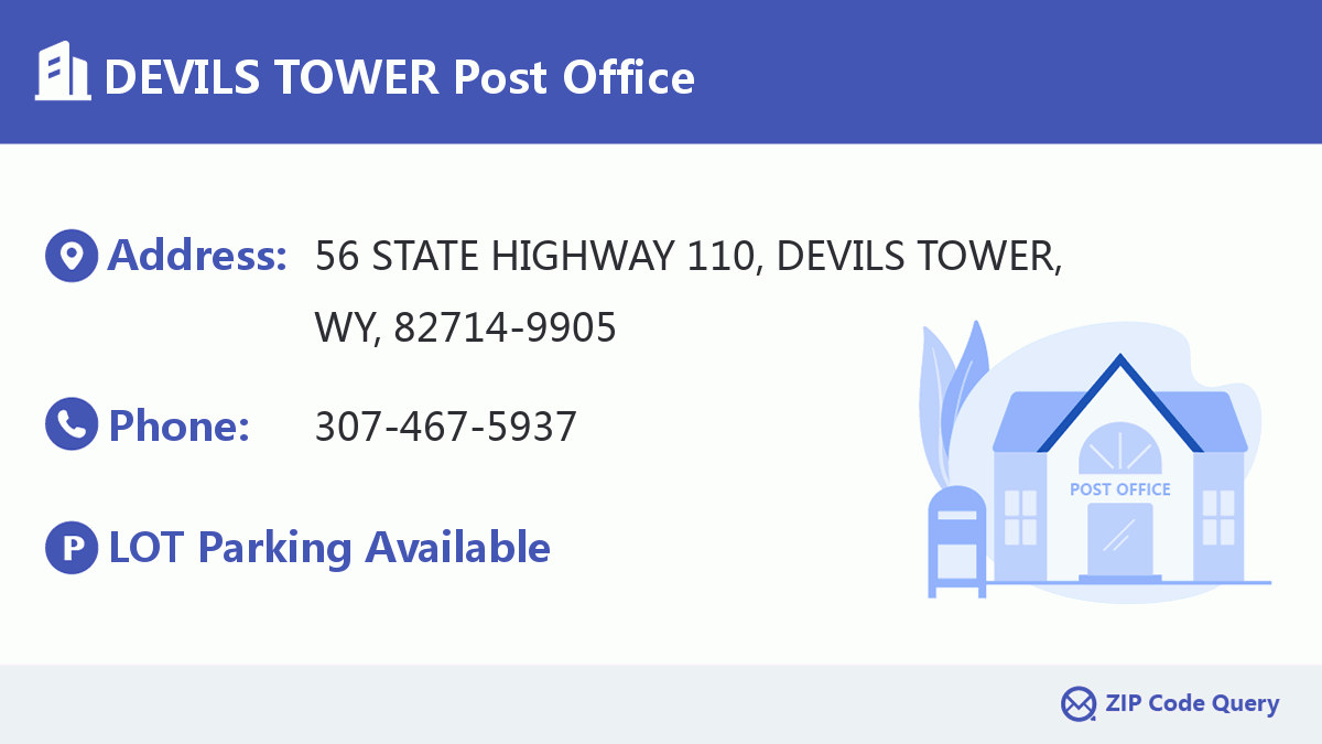Post Office:DEVILS TOWER