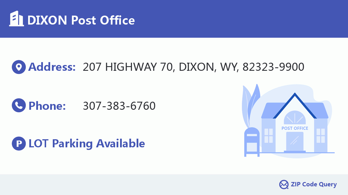 Post Office:DIXON