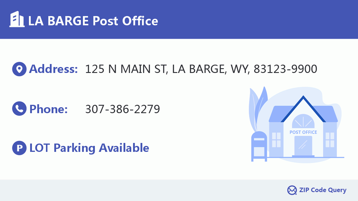 Post Office:LA BARGE