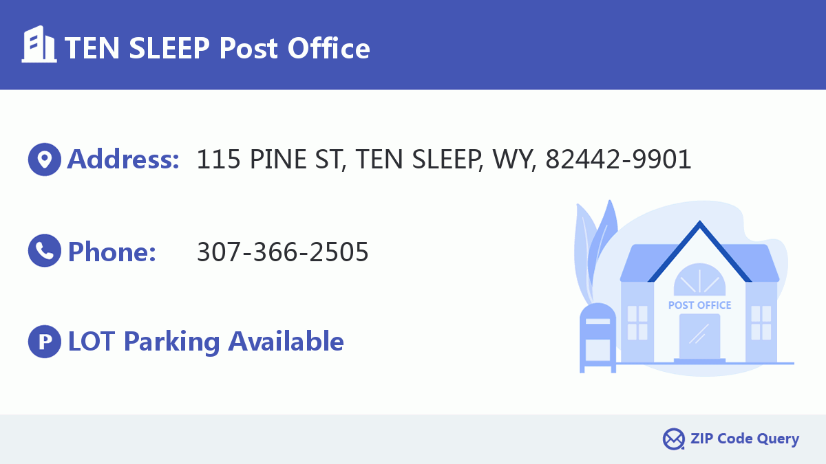 Post Office:TEN SLEEP
